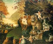 Edward Hicks The Peaceable Kingdom oil on canvas